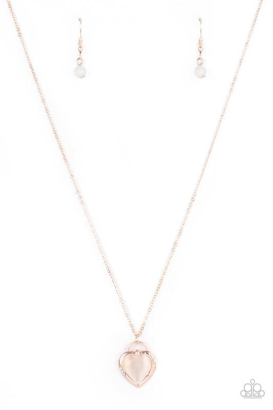 Paparazzi - A Dream is a Wish Your Heart Makes -  Rose Gold Necklace