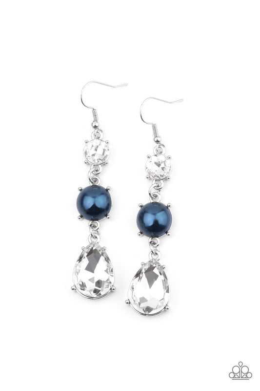 Paparazzi- Unpredictable Shimmer - Blue Earrings