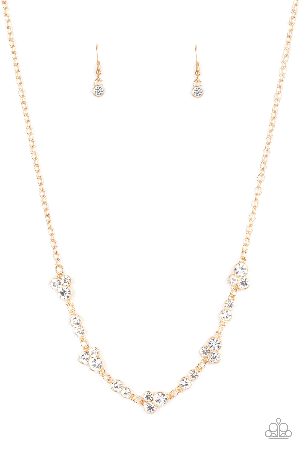 Paparazzi- Gorgeously Glistening - Gold Necklace