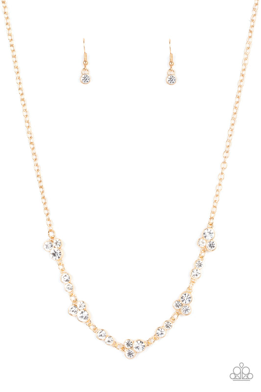 Paparazzi- Gorgeously Glistening - Gold Necklace