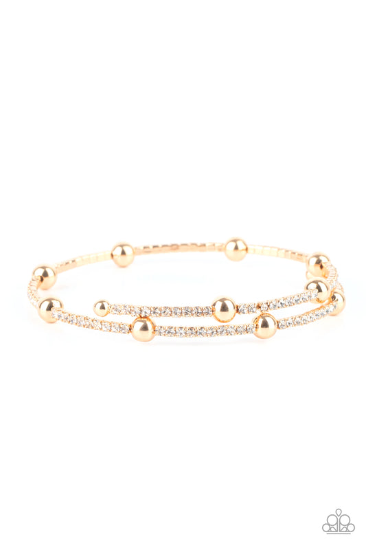 Paparazzi - Standout Shine - Gold Bracelet
