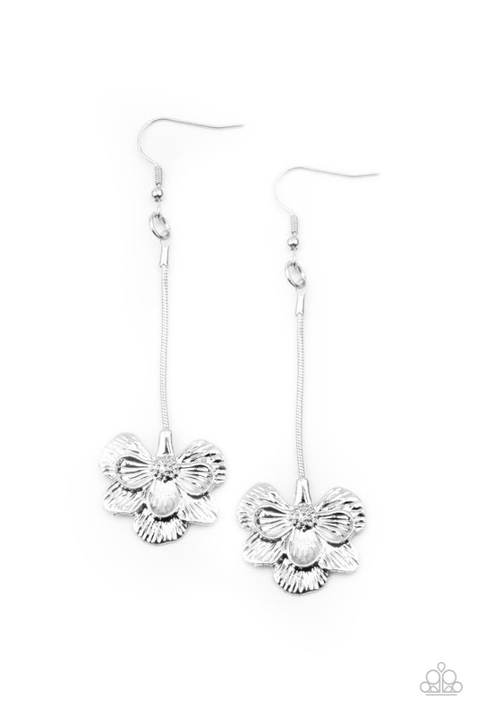 Paparazzi - Opulently Orchid - Silver Earrings