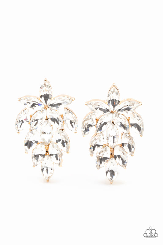 Paparazzi- They See Me Glowin - Gold Earrings