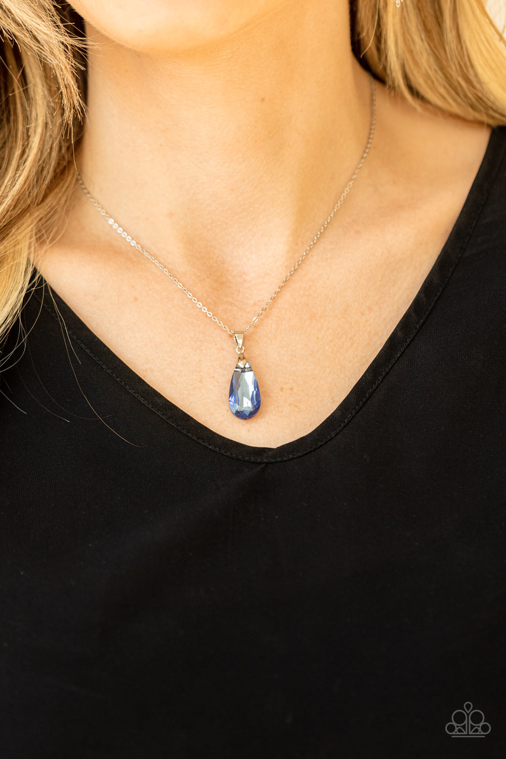 Paparazzi- Optimized Opulence - Blue Necklace