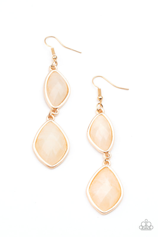Paparazzi- The Oracle Has Spoken - Gold Earrings