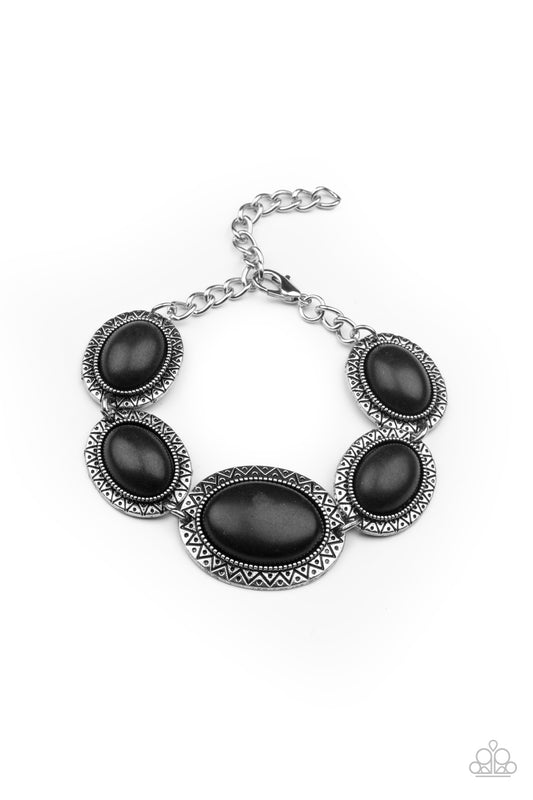 Paparazzi- MESA Time Zone - Black Bracelet