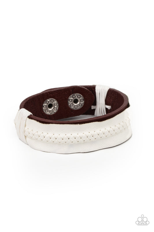 Paparazzi - Country Craft Time - Red Bracelet