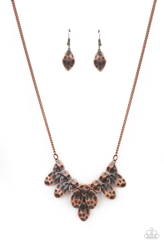 Paparazzi- Rustic Smolder - Copper Necklace