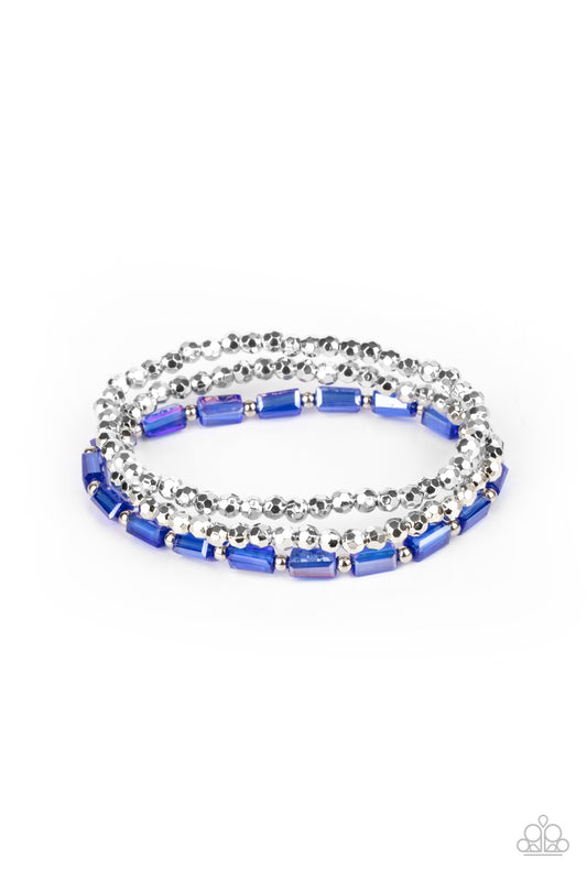 Paparazzi - Elegant Essence - Blue Bracelet