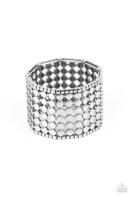 Paparazzi- Cool and CONNECTED - Silver Bracelet