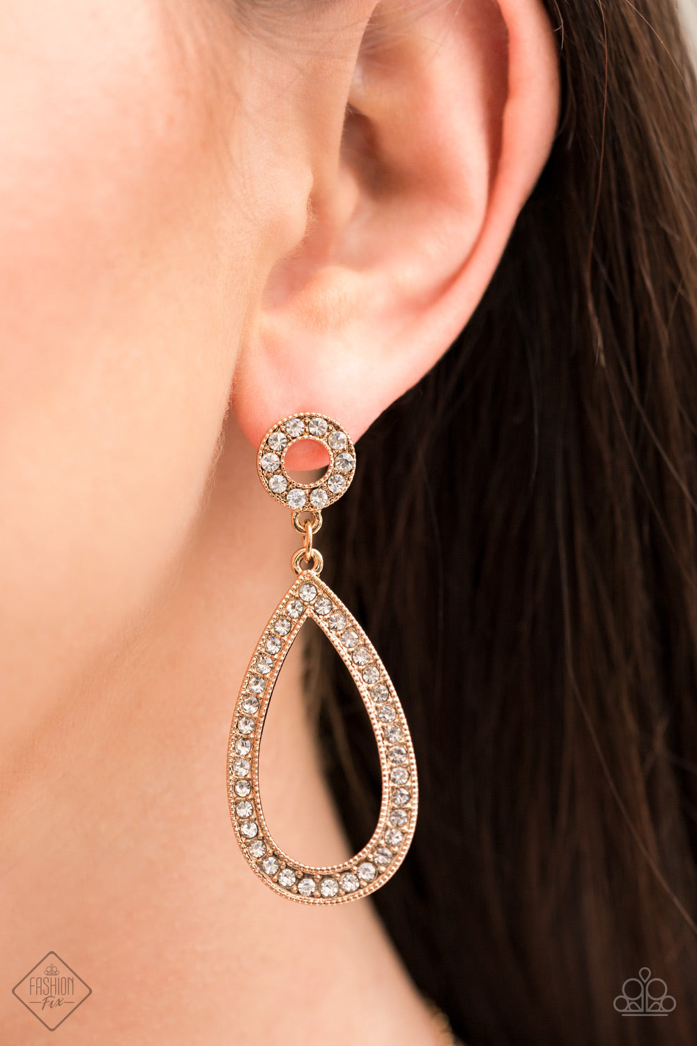 Paparazzi- Regal Revival - Gold Post Earrings