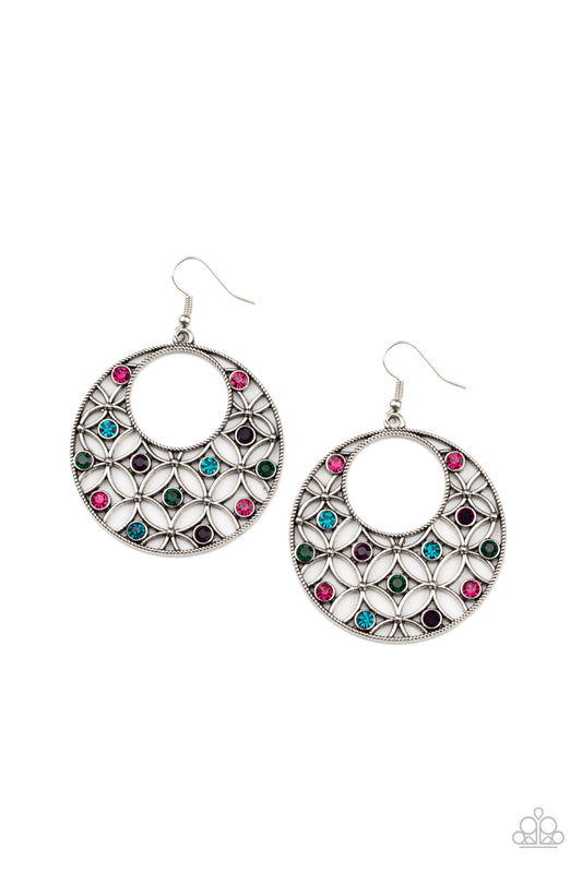 Paparazzi - Garden Garnish - Multi Earrings