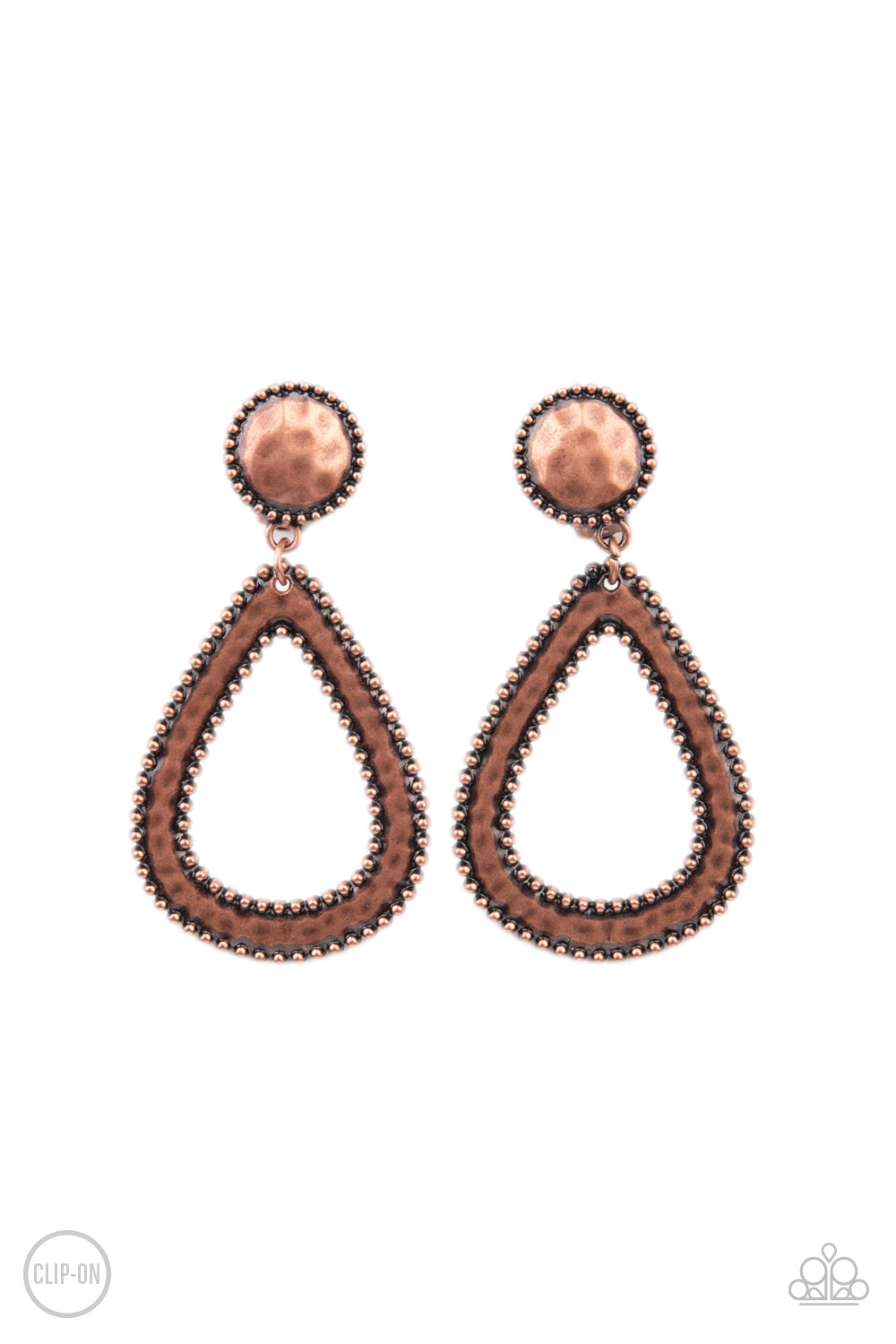 Paparazzi - Beyond The Borders - Copper Earrings