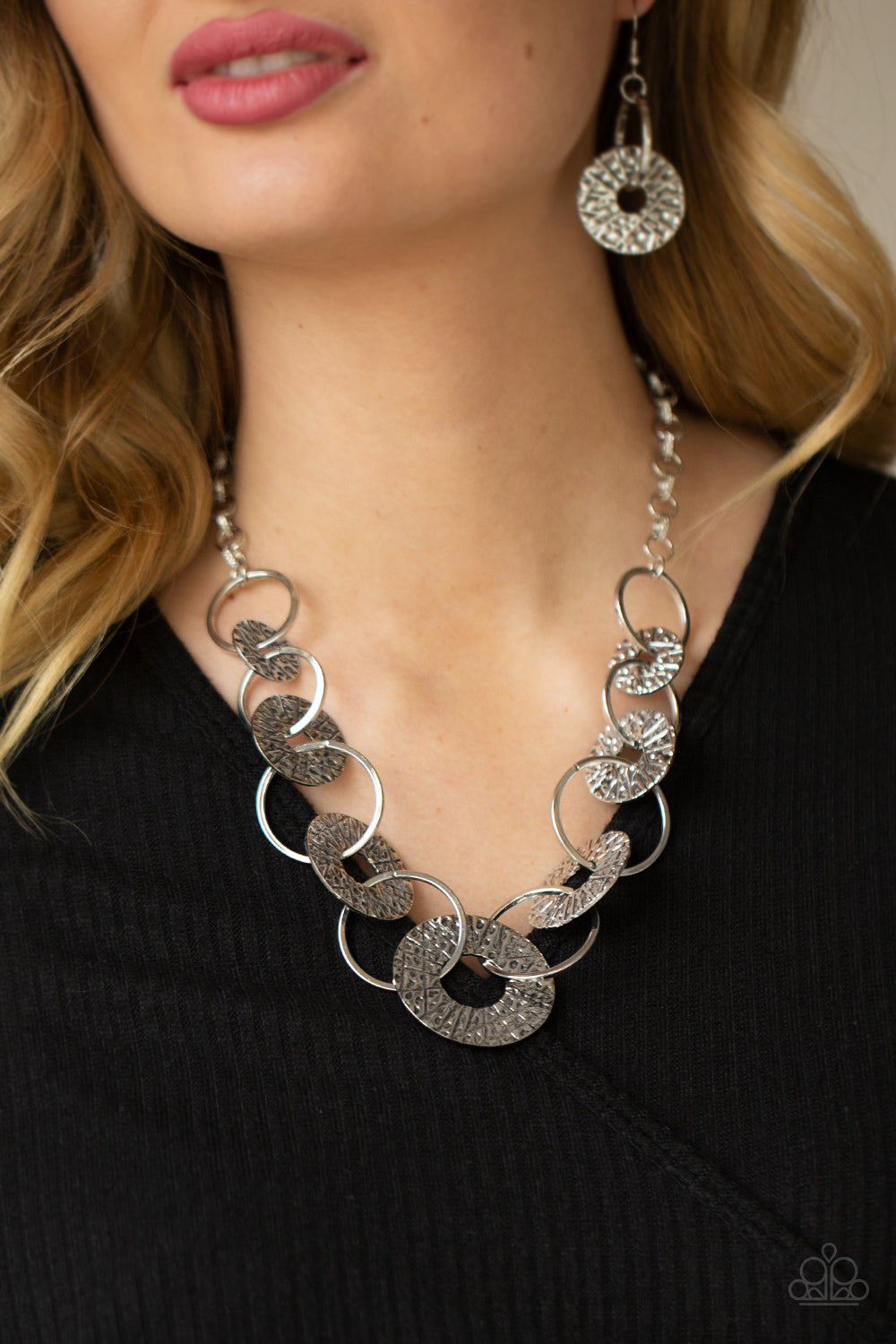 Paparazzi - Industrial Envy - Silver Necklace