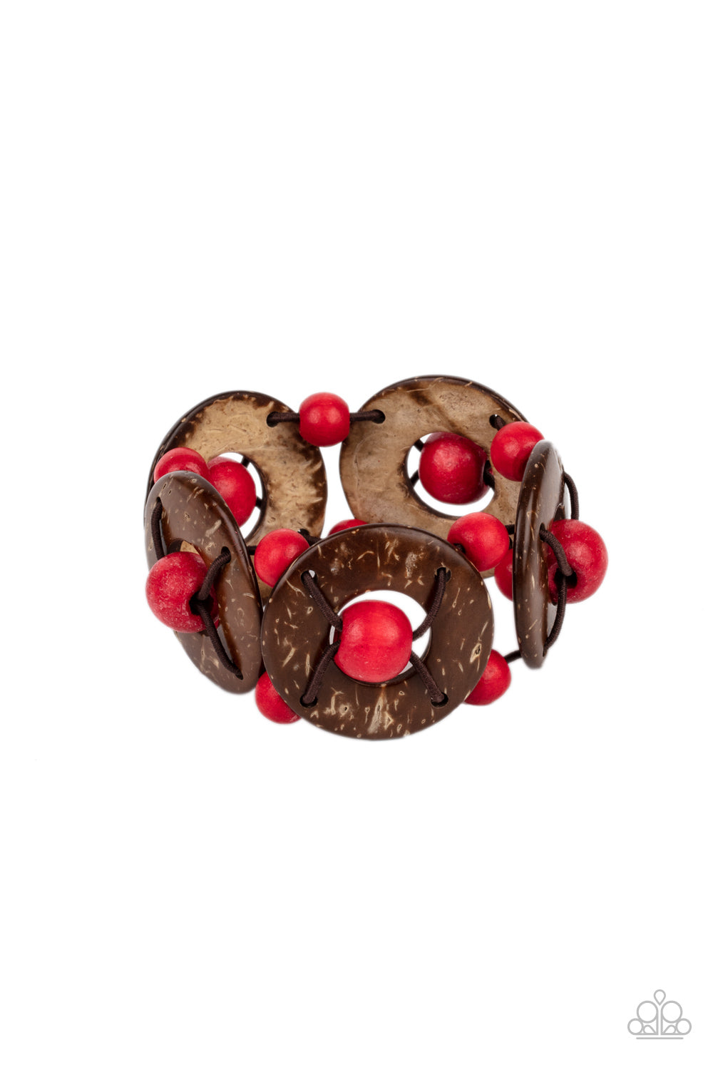 Paparazzi- Island Adventure - Red Bracelet