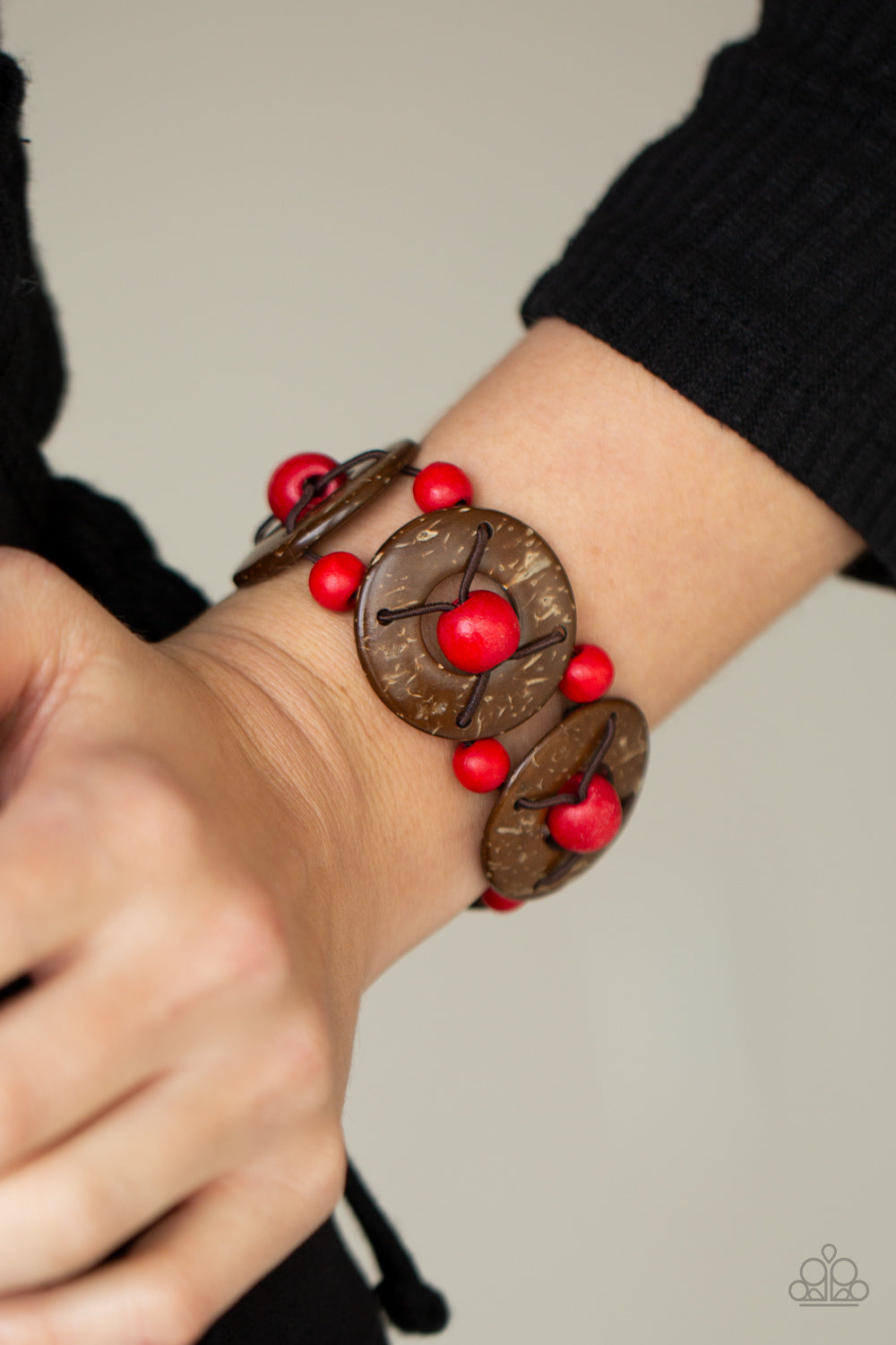 Paparazzi- Island Adventure - Red Bracelet