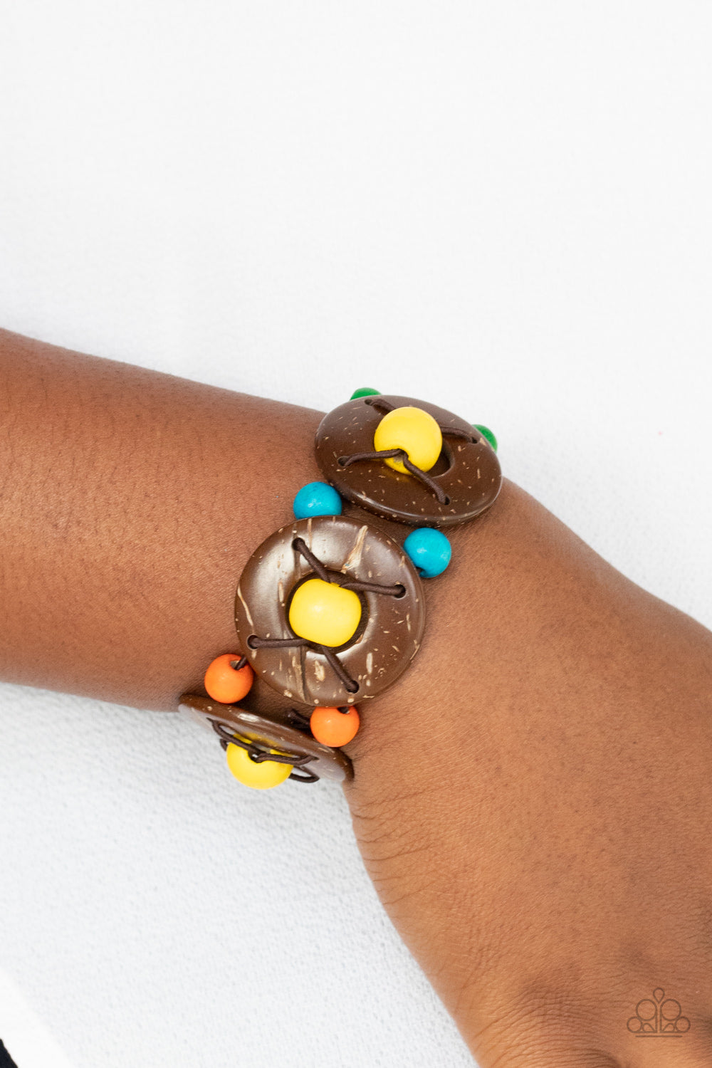 Paparazzi- Island Adventure - Multi Wooden Bracelet