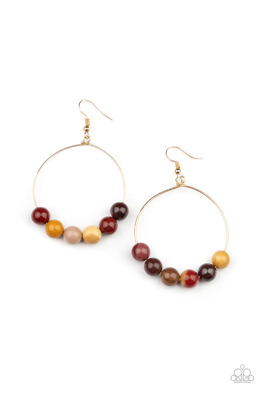 Paparazzi - Let It Slide - Multi Earrings