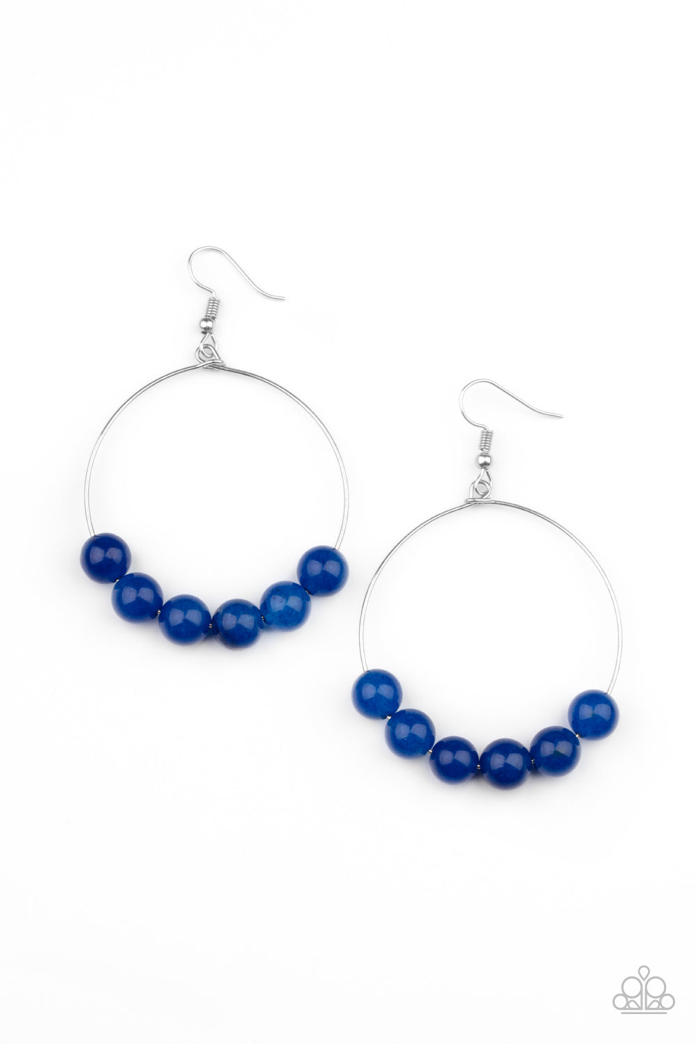 Paparazzi- Let It Slide - Blue Earrings
