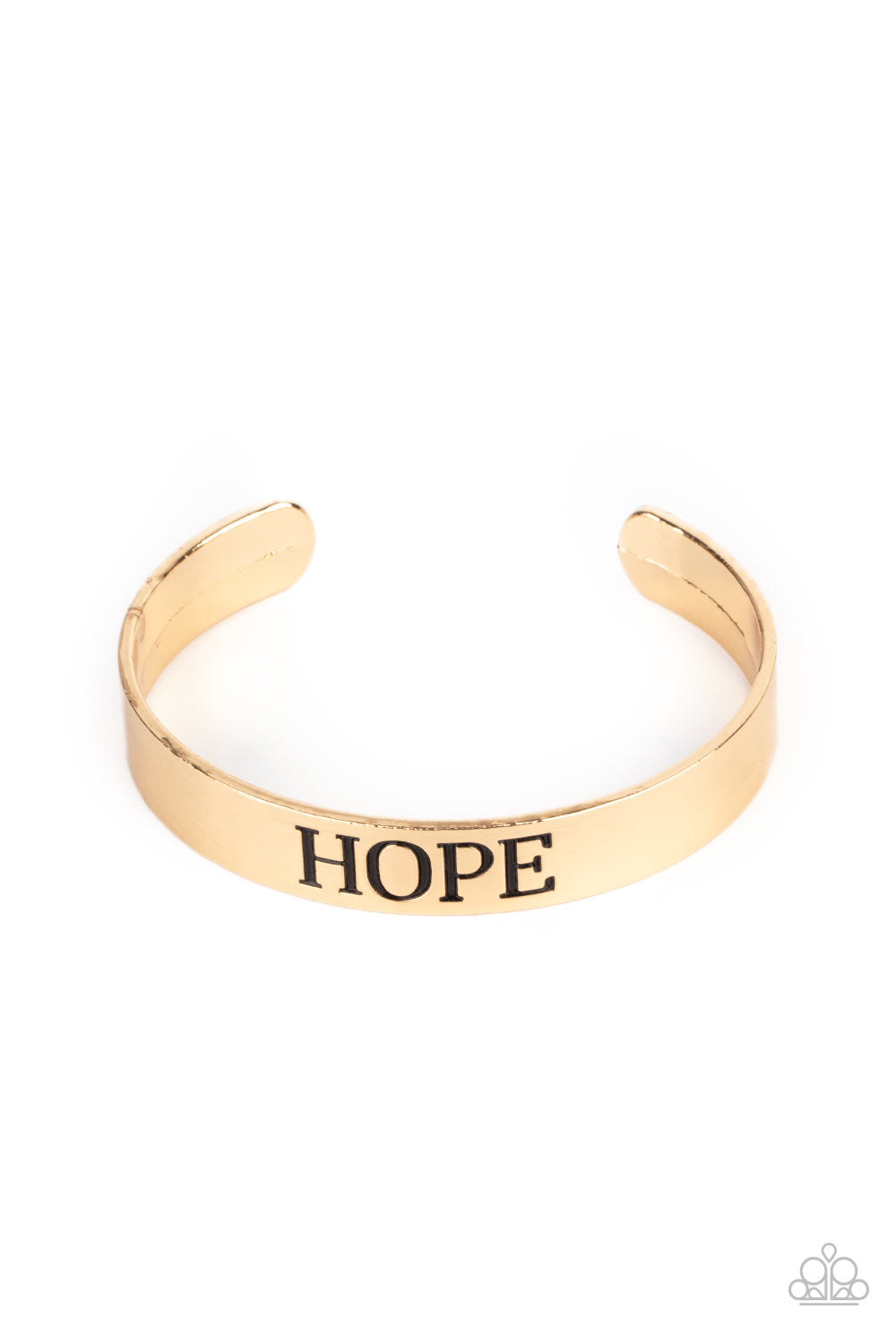 Paparazzi - Hope Makes The World Go Round - Gold Bracelet