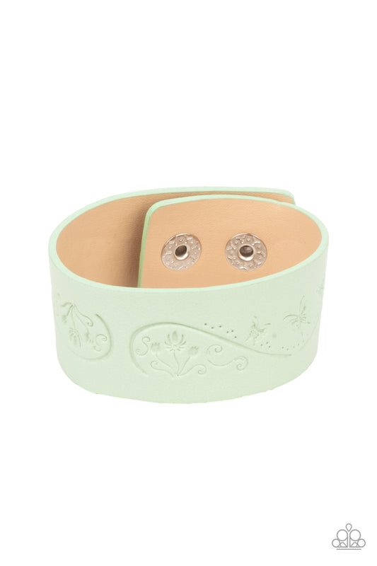 Paparazzi - Butterfly Canopy - Green Bracelet