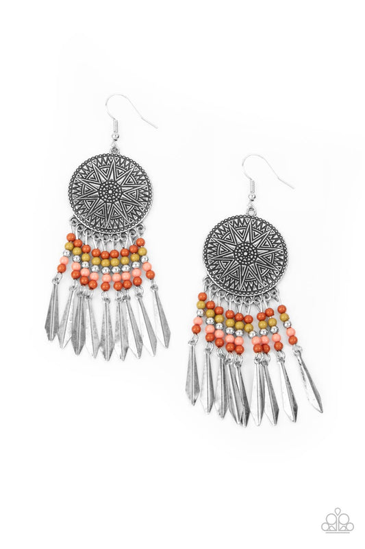Paparazzi- Sun Warrior - Multi Earrings