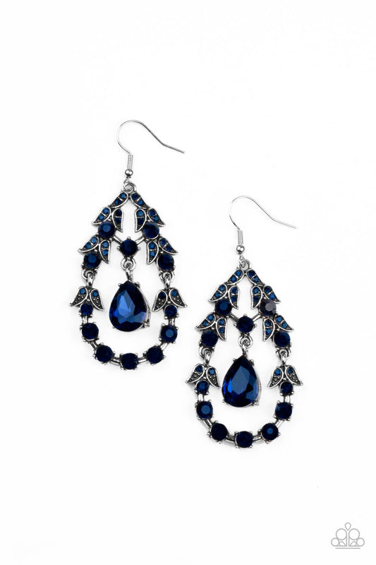 Paparazzi - Garden Decorum - Blue Earrings