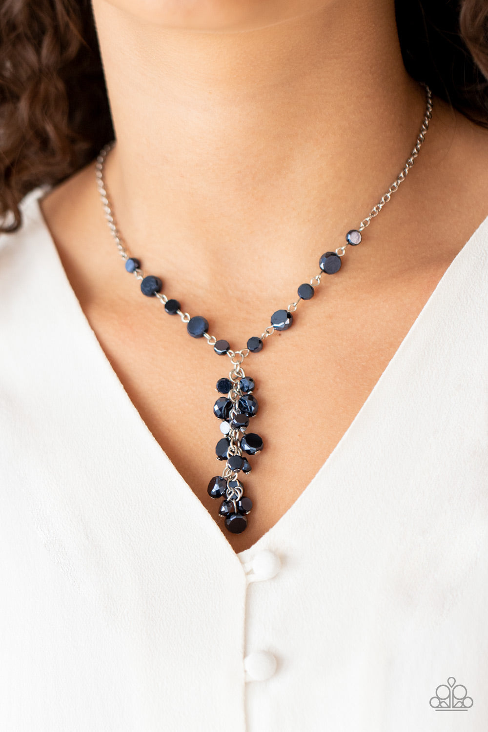 Paprazzi - Cosmic Charisma -Blue Necklace and Colorfully Cosmic Blue Bracelet
