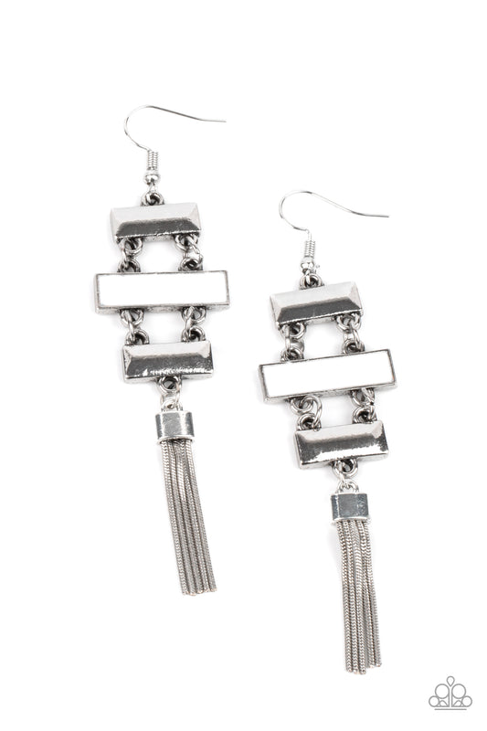 Paparazzi- Mind, Body, and SEOUL - White Earrings