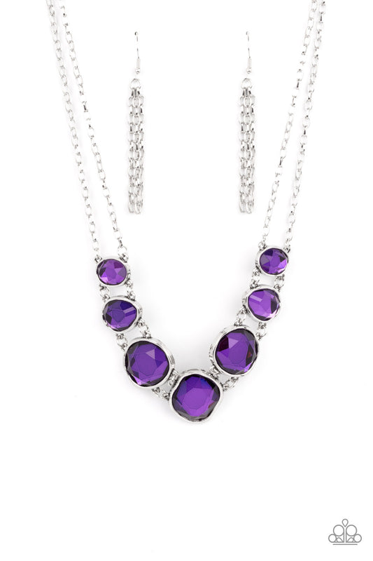 Paparazzi- Absolute Admiration - Purple Necklace