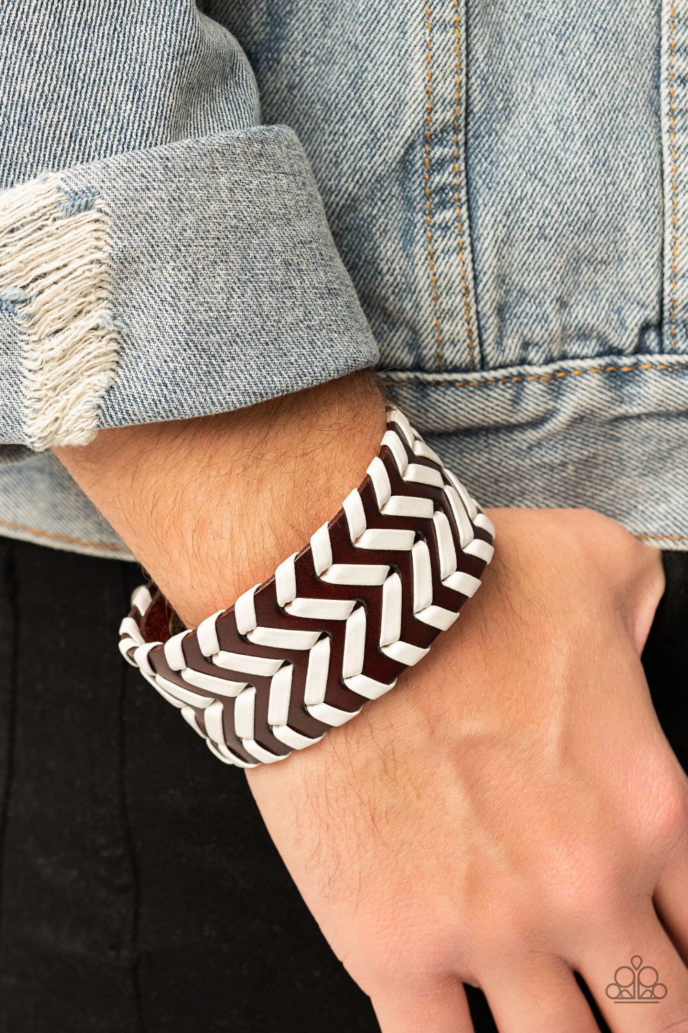 Paparazzi - Biker Badlands - Brown Urban Bracelet