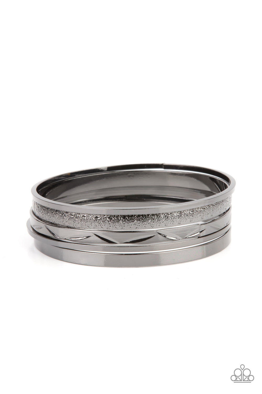 Paparazzi - Stackable Style - Black Bracelet