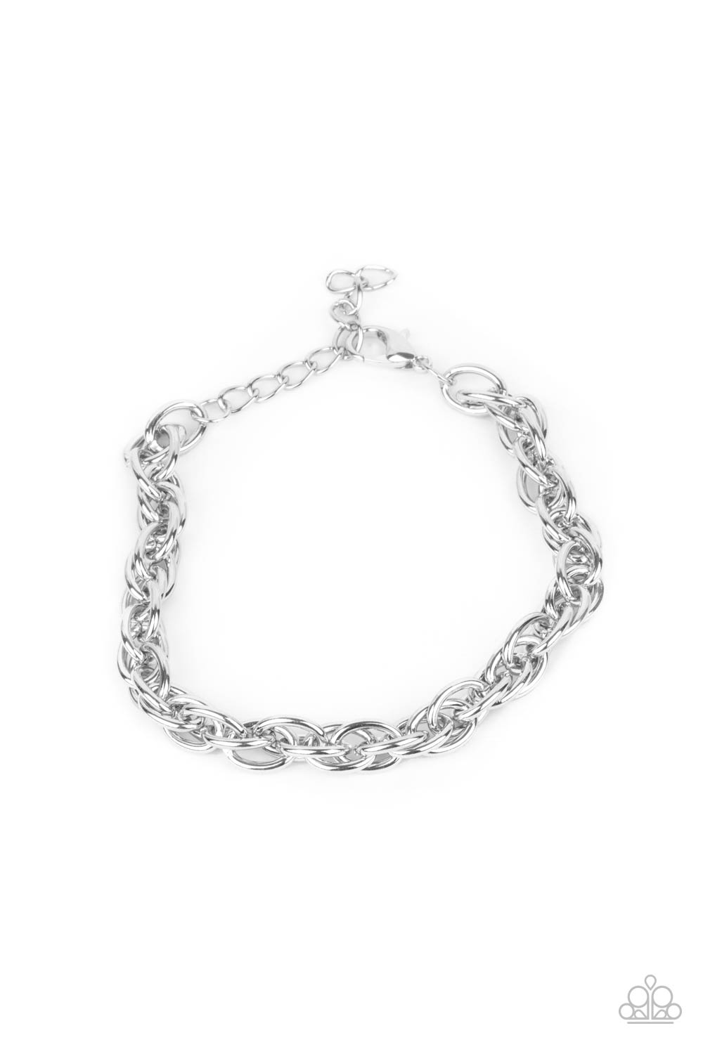 Paparazzi - Extra Entrepreneur and Executive Exclusive Silver Necklace and Bracelet