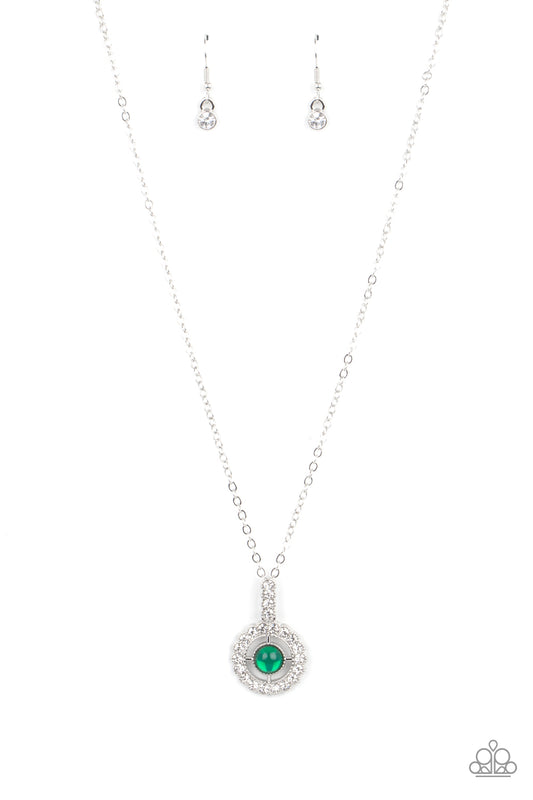 Paparazzi - Springtime Twinkle - Green Necklace