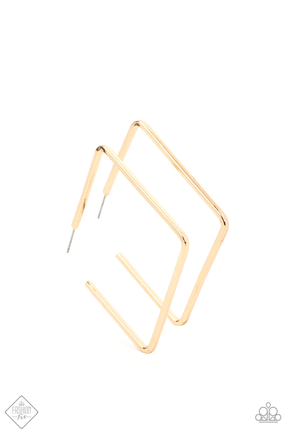 Paparazzi- Material Girl Magic - Gold Hoop Earrings