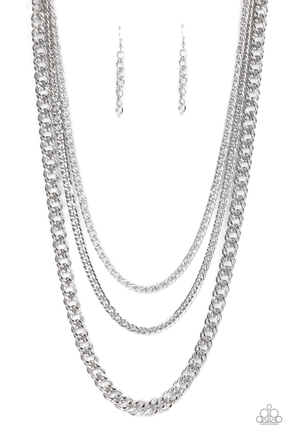 Paparazzi - Chain of Champions - Silver Necklace