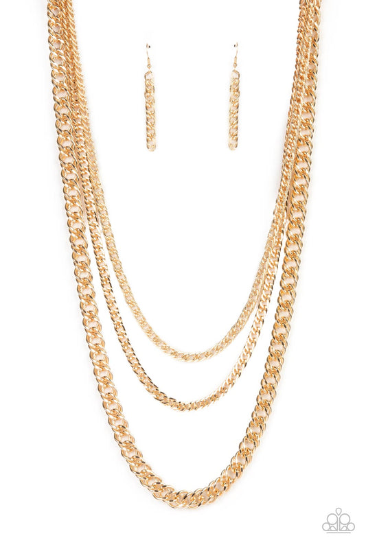 Paparazzi - Chain of Champions - Gold Necklace