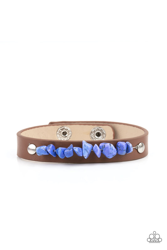 Paparazzi- Pebble Paradise - Blue Bracelet