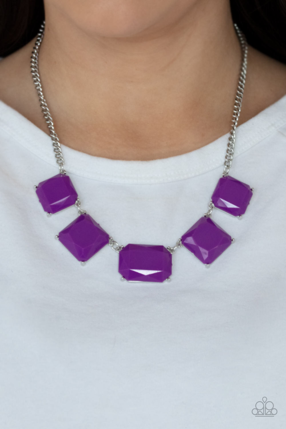 Paparazzi - Instant Mood Booster - Purple Necklace