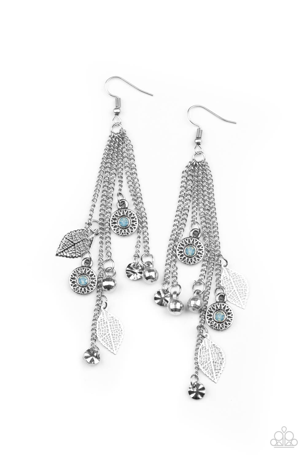 Paparazzi - A Natural Charmer - Blue Earrings