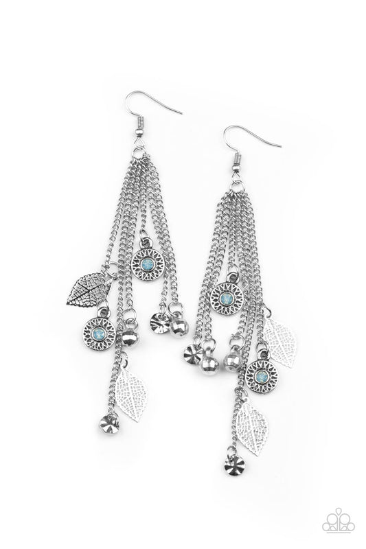 Paparazzi - A Natural Charmer - Blue Earrings