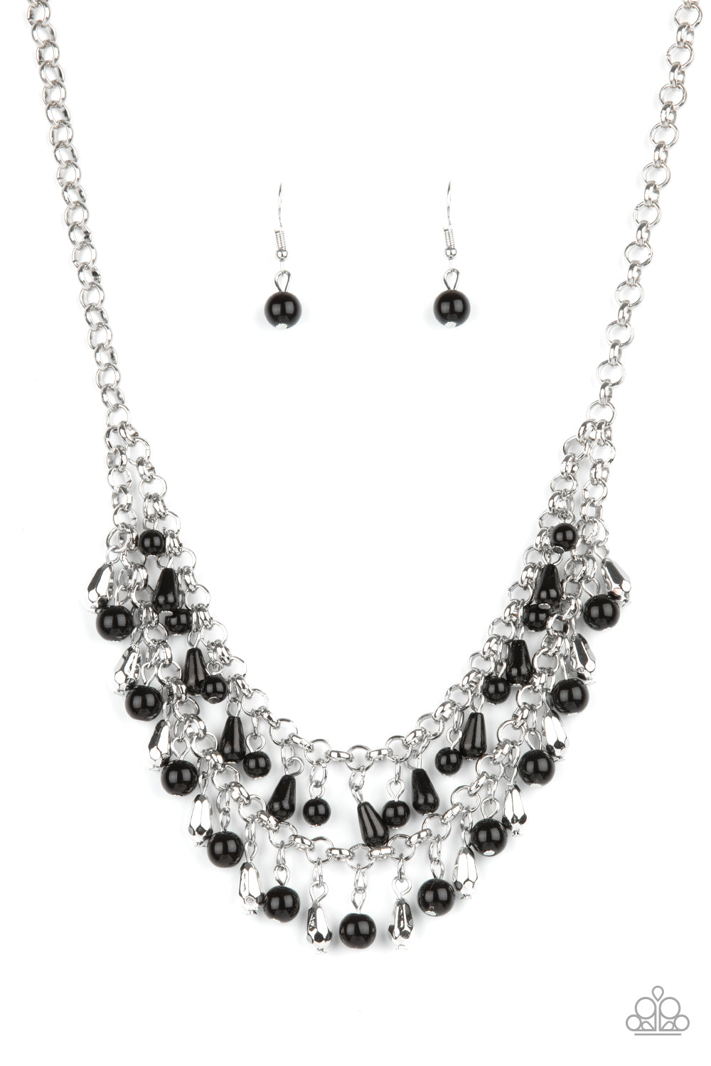 Paparazzi - Big Money - Black Necklace