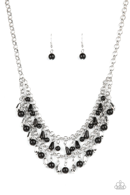Paparazzi - Big Money - Black Necklace