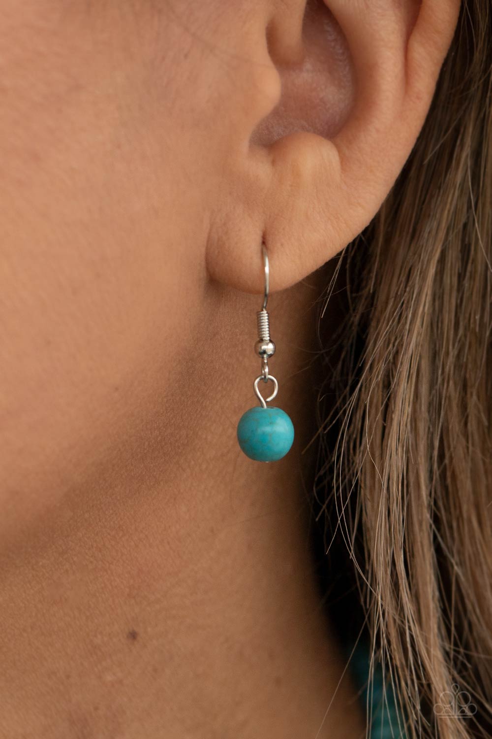 Paparazzi- A Heart Of Stone - Blue Necklace