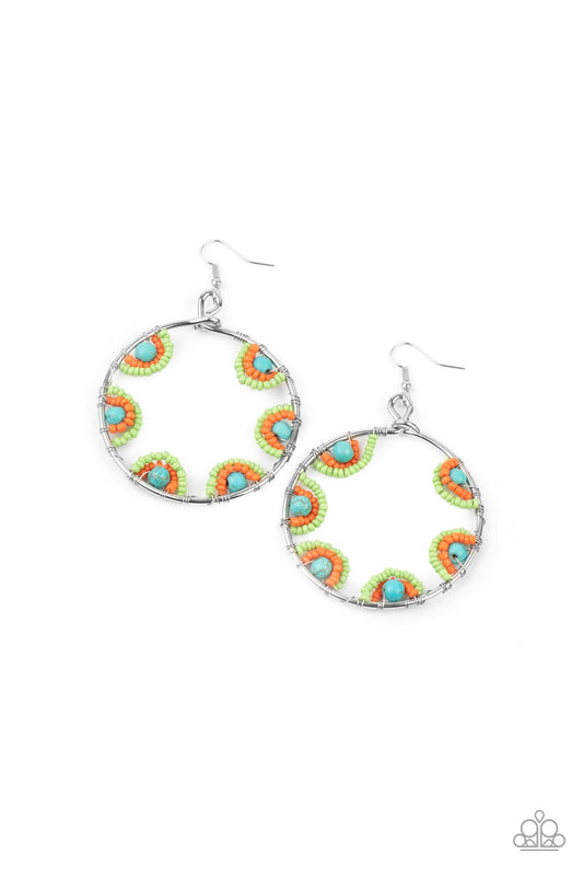 Paparazzi - Off The Rim - Multi Earrings