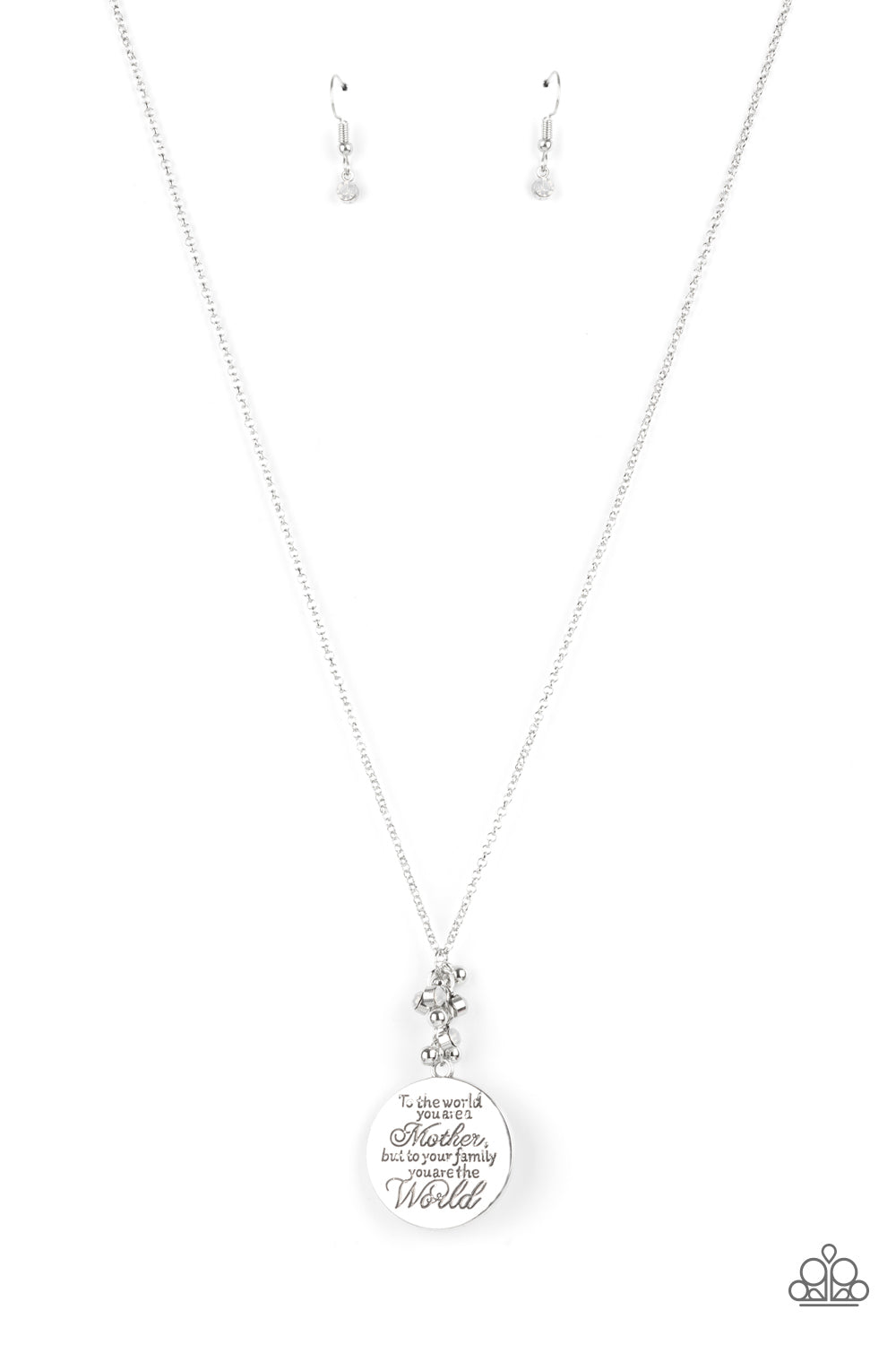 Paparazzi - Maternal Blessings - White Necklace