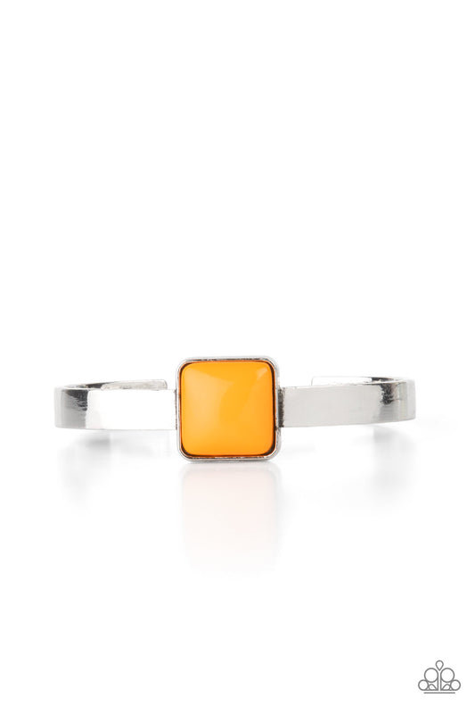 Paparazzi - Prismatically Poppin - Orange Bracelet