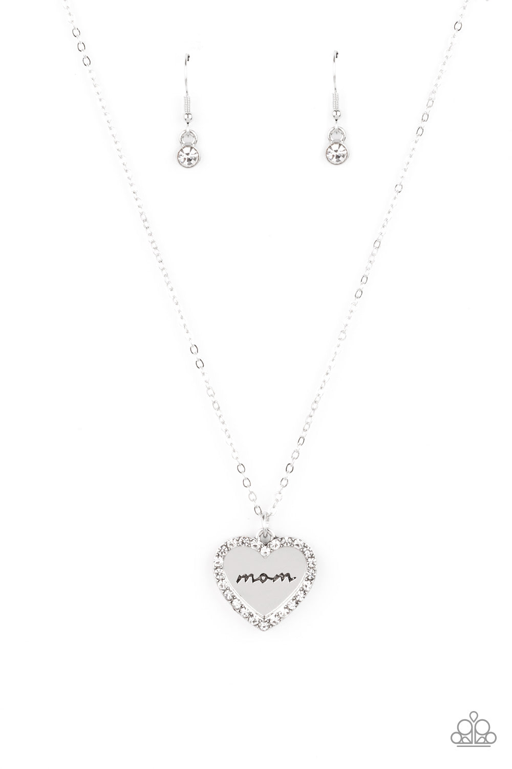Paparazzi - The Real Boss - White Necklace