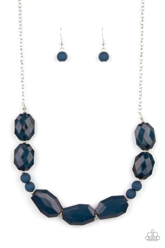 Paparazzi - Melrose Melody - Blue Necklace