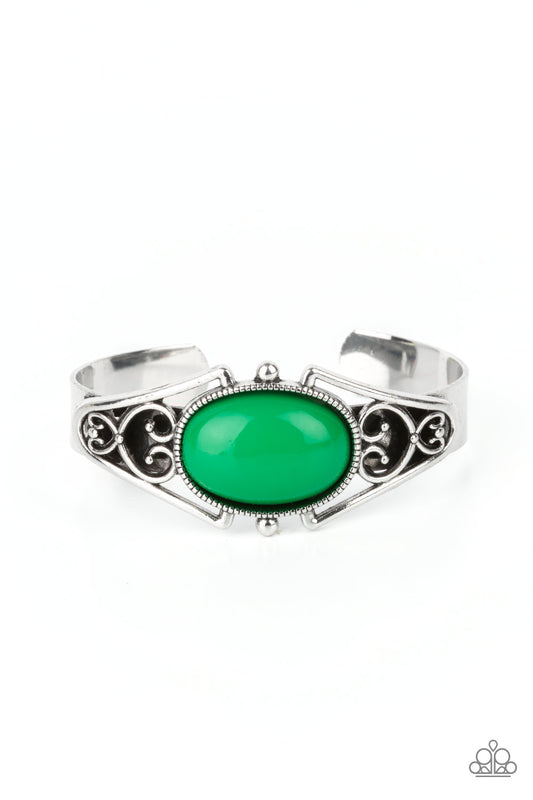 Paparazzi - Springtime Trendsetter - Green Bracelet